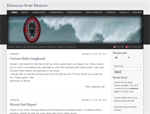 Tablet Screenshot of hawaiiansurfdesigns.com